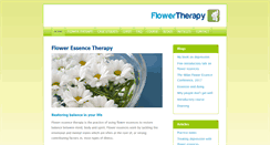 Desktop Screenshot of flower-therapy.co.uk